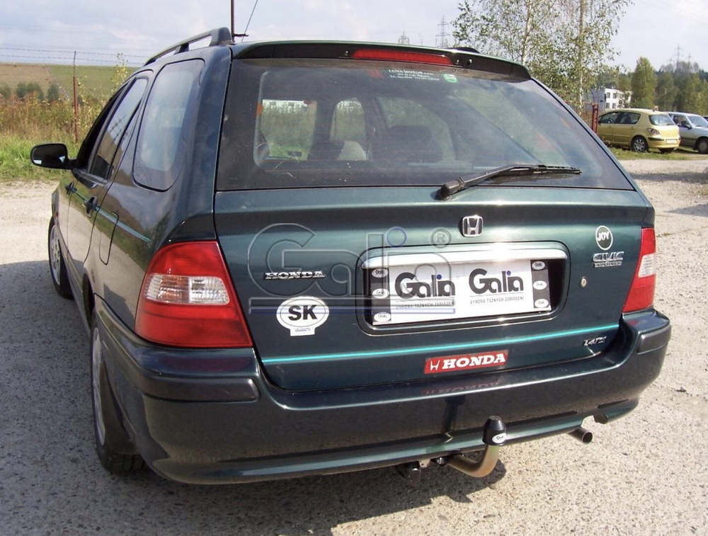 Фаркоп оцинкованный Galia H015A для Honda Civic универсал 1996-2000(паспорт и сертификат в комплекте)(без электрики)