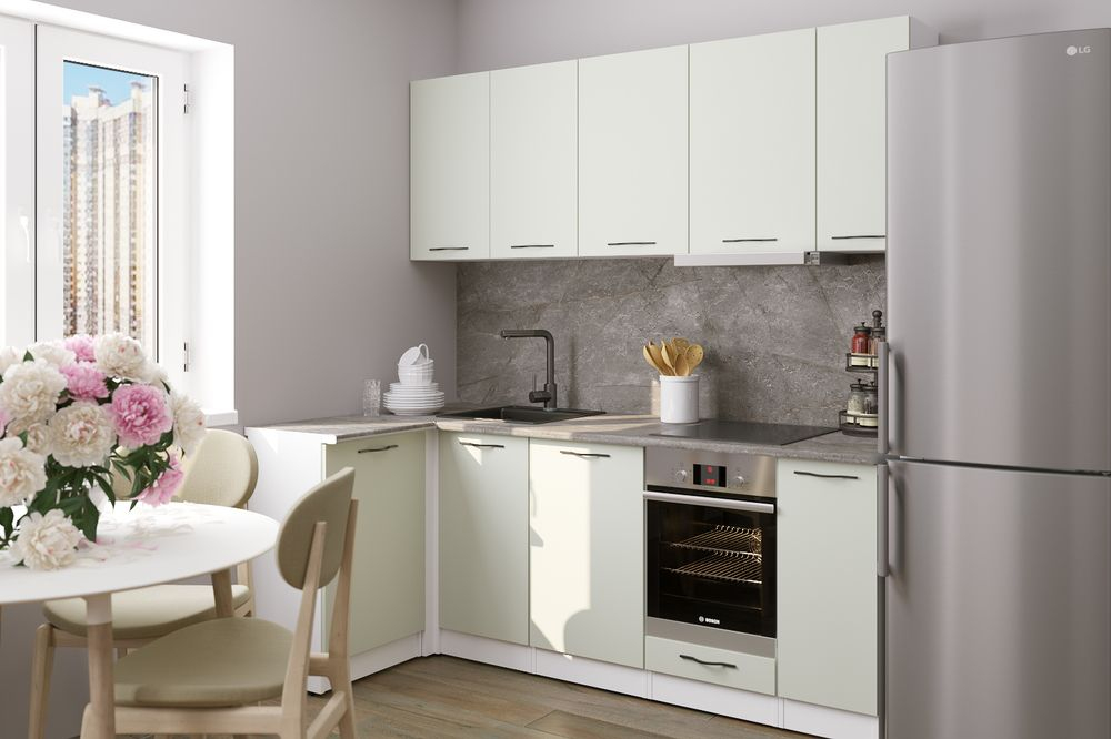 Кухонный гарнитур Флора прайм 400 1100х2000 мм