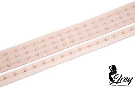 Крючки/петли на ленте, трехрядные, Arta-F, телесный 126