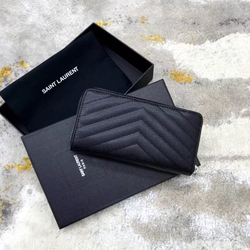 Saint Laurent Cassandre Zip Around Wallet
