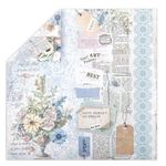 Бумага для скрапбукинга 30х30 см, "В бежевых тонах", двусторонняя, 12 листов, 180 г/м2, ОСТРОВ СОКРОВИЩ, 665437