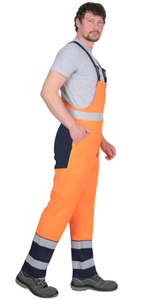 Полукомбинезон СИРИУС-ТЕРМИНАЛ-3-РОСС оранжевый с темно-синим