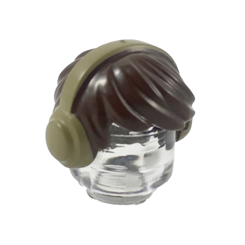 Волосы с наушниками 10166pb03 Dark Brown