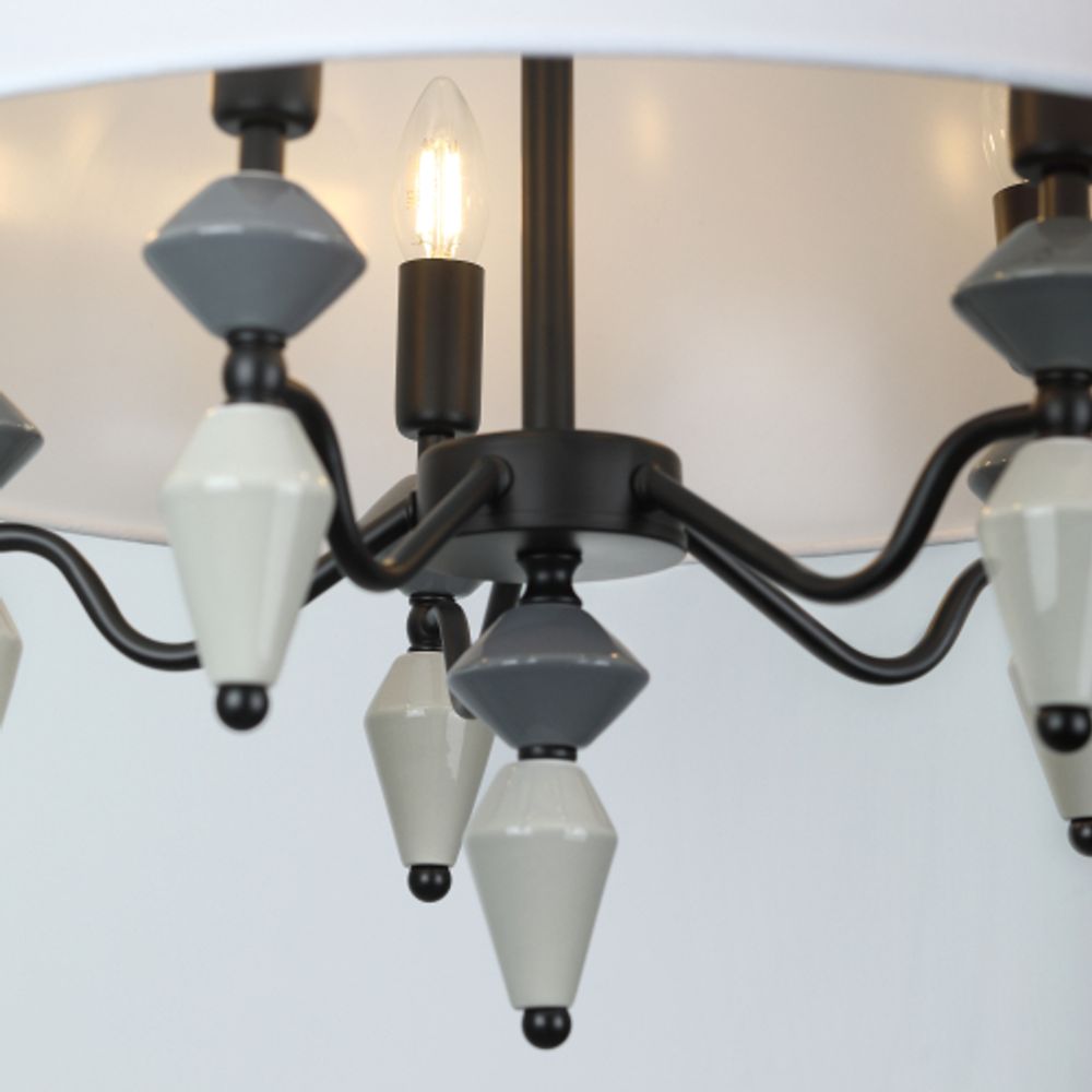 Люстра Rivoli   2096-310 5 х Е14 40 Вт классика