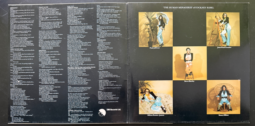 Cockney Rebel – The Human Menagerie (Германия 1973г.)