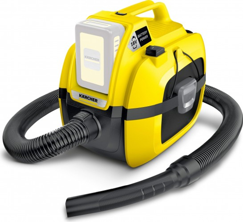 Пылесос аккумуляторный KARCHER WD 1 Compact Battery без АКБ и З/У 1.198-300.0