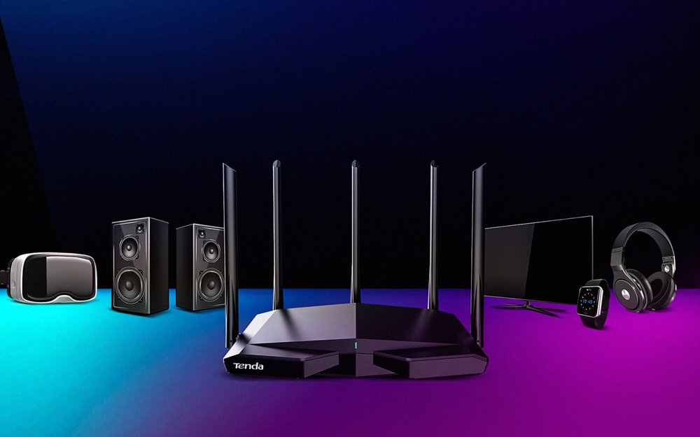 Wi-Fi роутер Tenda TX27 Pro AX5700 Tri-Band Gigabit Wi-Fi 6E Router
