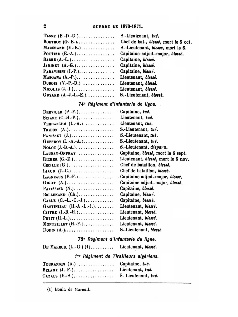 Guerre de 1870-1871 | Aristide Martinien