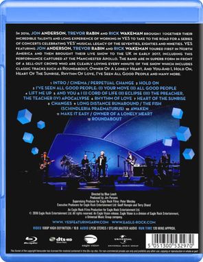 Yes / Live At The Apollo (Blu-ray)