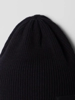 Черная шапка детская бини на осень