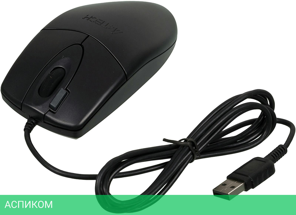 Мышь A4Tech OP-620DS Black