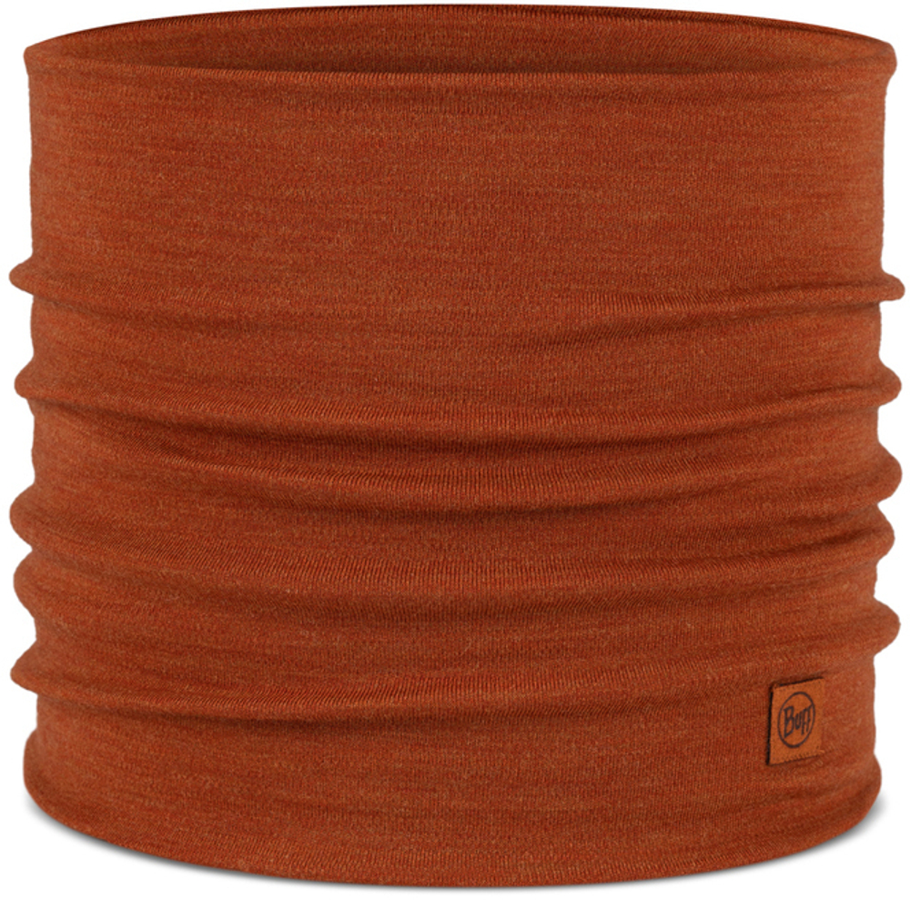 Шерстяной шарф-труба Buff Merino Heavyweight Solid Cinnamon
