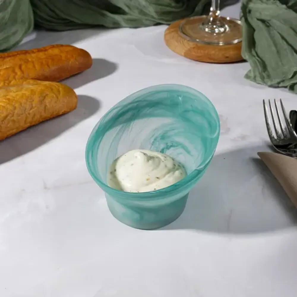 Соусник 150 мл 9*6,5 см Green Sky конус матовое стекло P.L. Proff Cuisine [4]