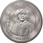 France, George Sand Commemorative Medal, Date Unknown