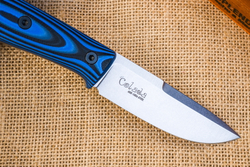 Туристический нож Colada AUS-10Co (Cryo) StoneWash Black-Blue G10