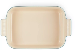 Le Creuset Форма для выпечки 26х19см, 2,4л, темно-бирюзовая.