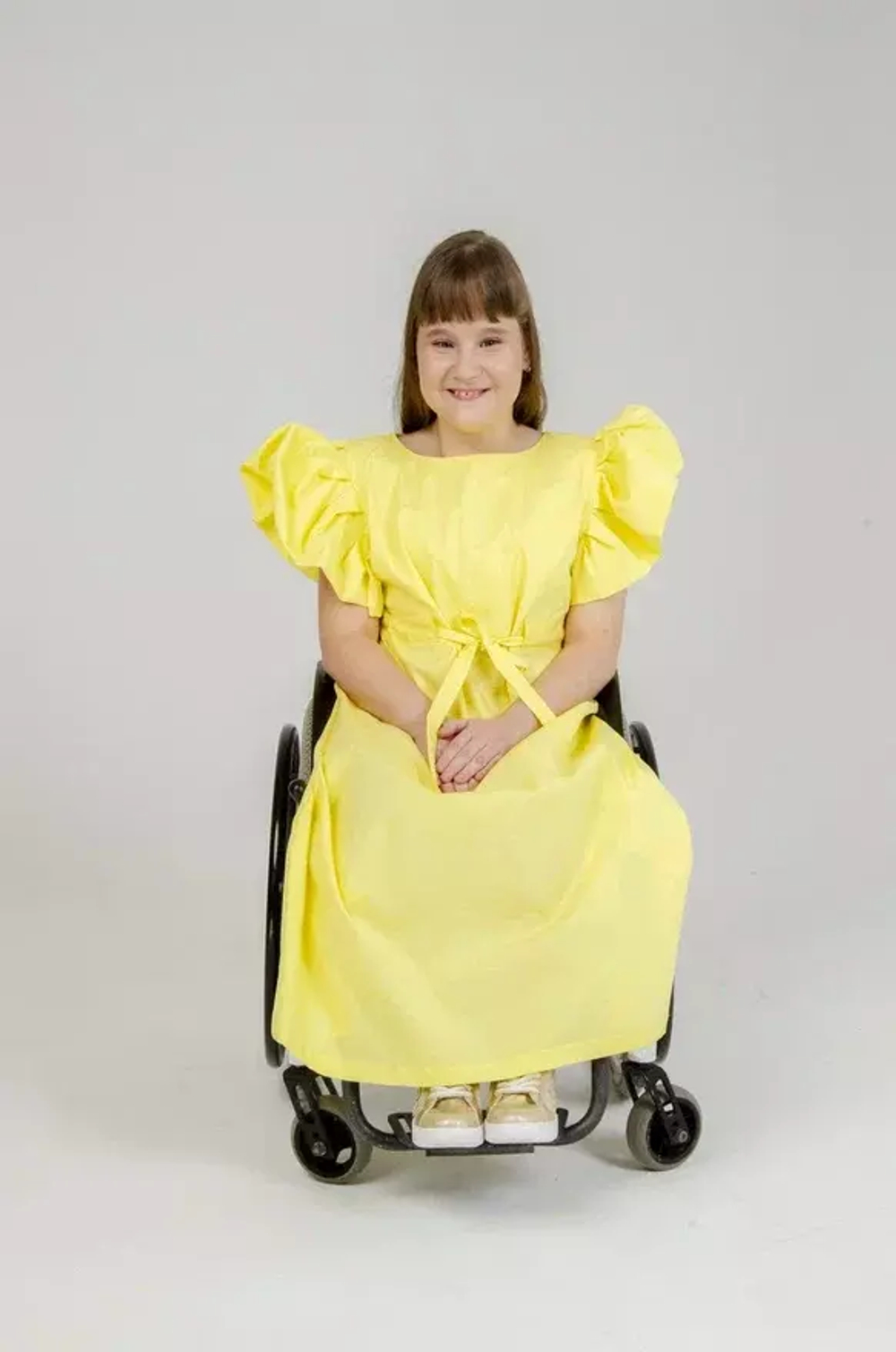 Платье детское с объемными рукавами PEOPLE