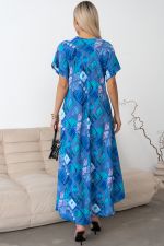 Платье Рада (синий/бирюза) Р11-1166/11 Nikol