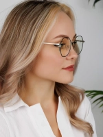 Очки для компьютера имиджевые защитные прозрачные нулевки