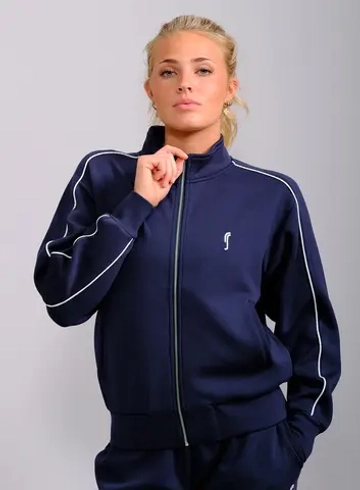 Женская куртка Court Zip Sweater (Navy/White) AW-137-001