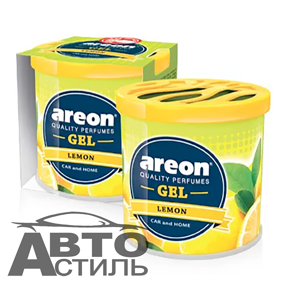 Ароматизатор в банке под сиденье Areon GEL САN 80гр - Лимон\Lemon