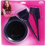 Набор для окрашивания волос - чаша d-13,5 и две кисти●