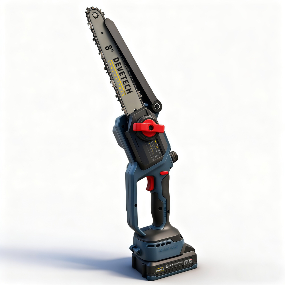 Аккумуляторная цепная пила DEVETECH CHS-8