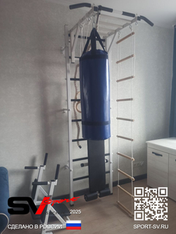 Монтаж шведской стенки Sv Sport в бетонные, кирпичные стены