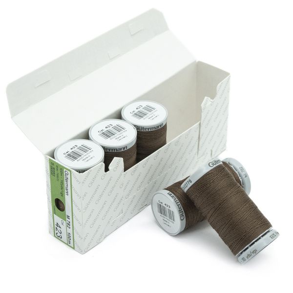 Нитки суперкрепкие Gutermann Extra Strong M782 №40 (100 метров), 5 кат. | 423 корица