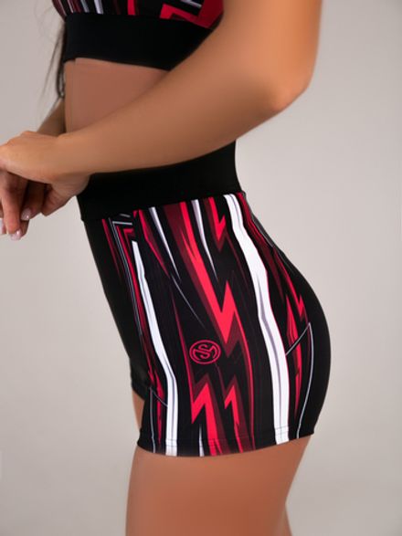 Шорты с поясом корсаж Lightning Pink