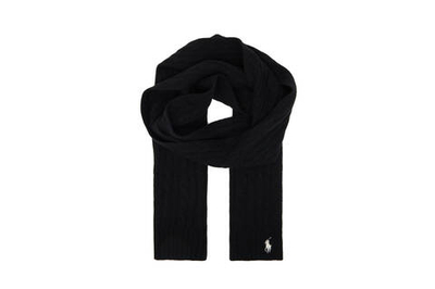 Хлопковая шаль POLO RALPH LAUREN - черный(455898834)