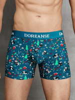 Мужские трусы-боксеры Doreanse Panda (Размер: S) (Цвет: изумрудный)
