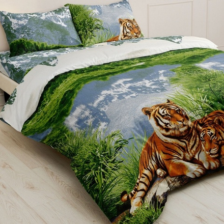 Комплект постельного белья "П37. 9641", бязь Шуйская Премиум, 100% хлопок.