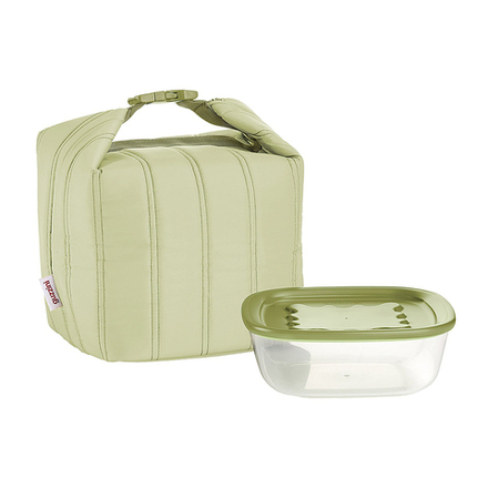 Набор из термосумки и контейнера Handy Bio, 1,4 л, зеленый