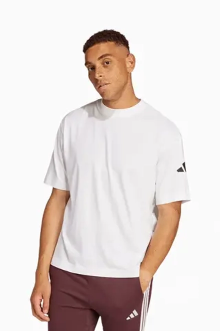 Футболка adidas Essentials Loose Fit 3 Bar Logo - белый