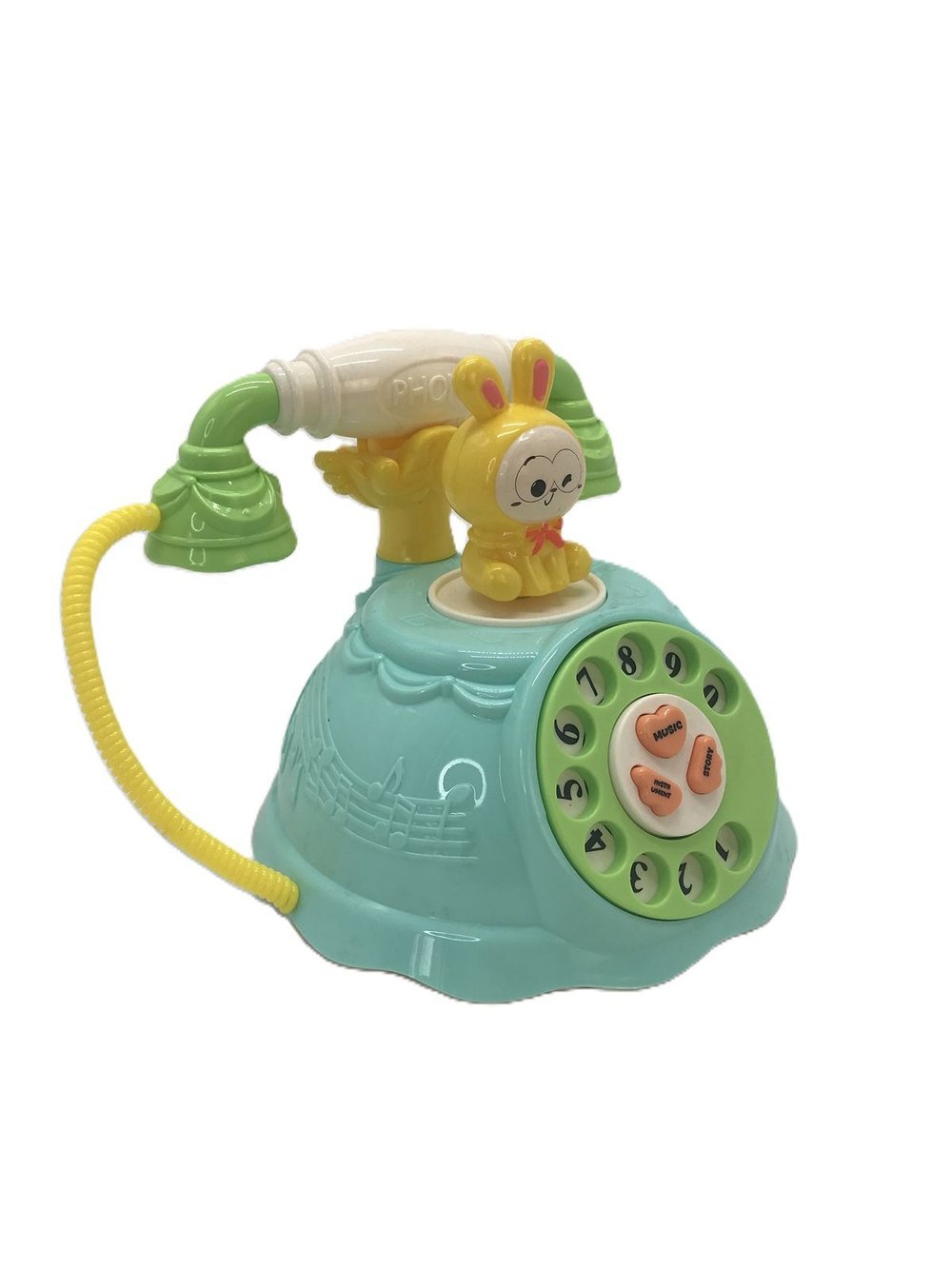 Игрушка Телефон Зайка (A422-18Y-1), цвет голубой