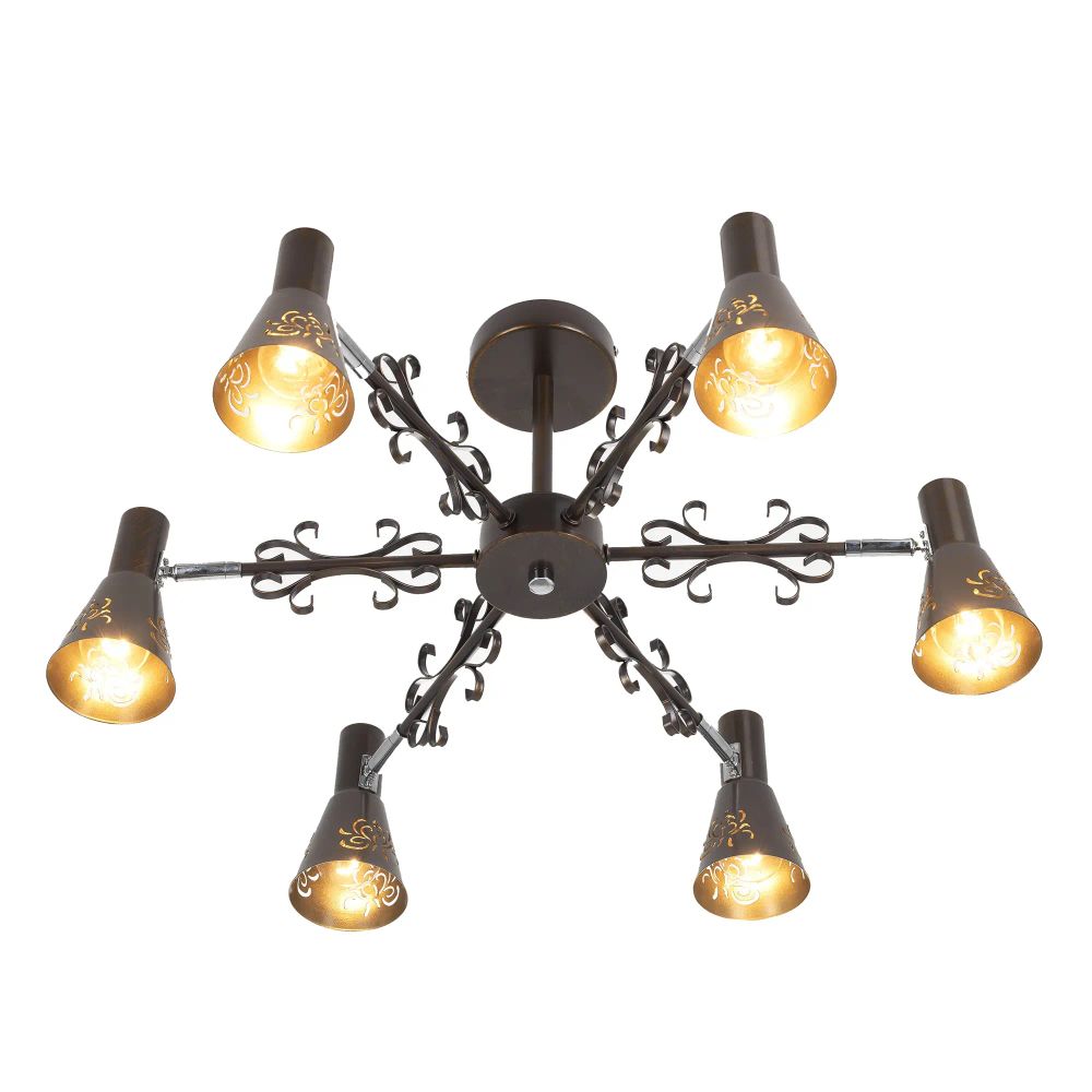 Citilux Дункан CL529161 Люстра на штанге Коричневая