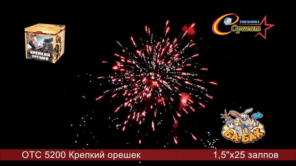 Батарея салютов Крепкий орешек   1,5"/25 залпов