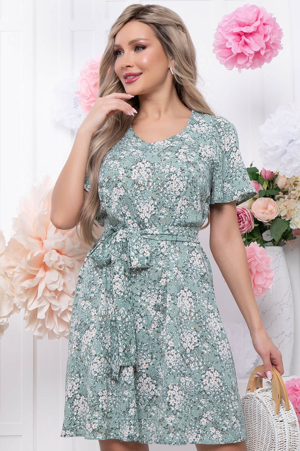 Платье "Динара" (ромашки) П5765 LT Collection