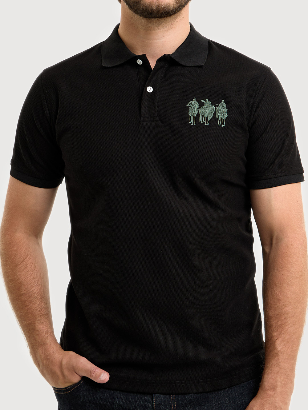 Поло Три Богатыря | EPOS (чёрное+хаки)