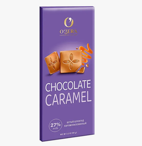 ШОКОЛАД OZERA CARAMEL БЕЛЫЙ 90ГР