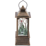 Сувенир с подсветкой «Фонарь с ёлочкой» 5,3*5,3*12,5 см (3хAG13)