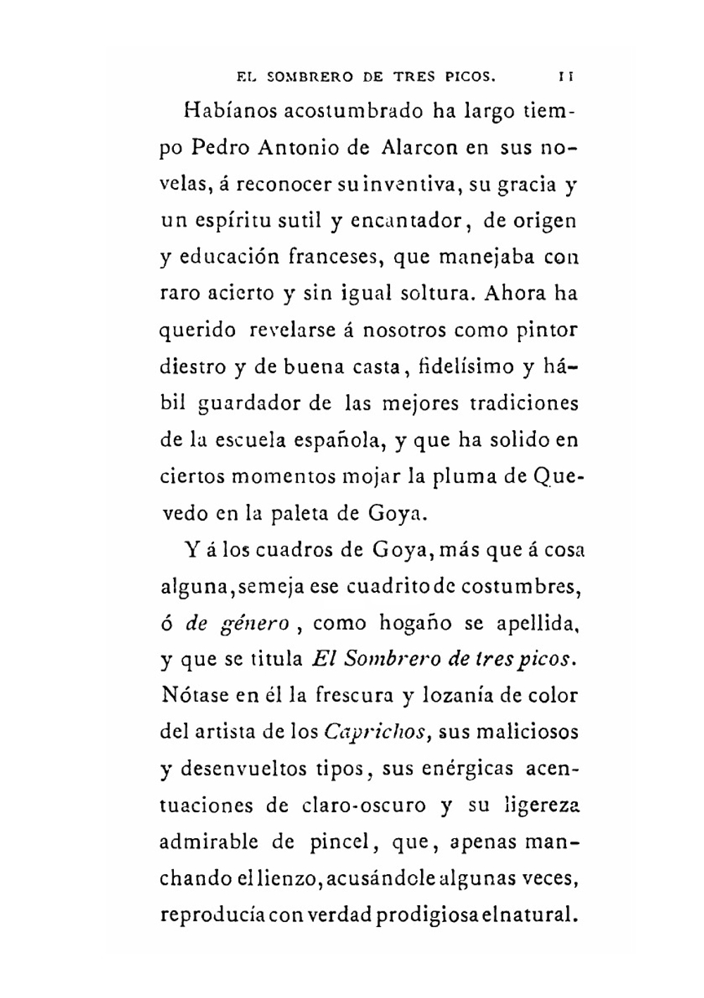 El sombrero de tres picos | Pedro A. de Alarcón