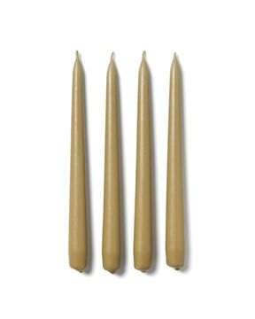 Набор Talinen из 4 бежевых свечей