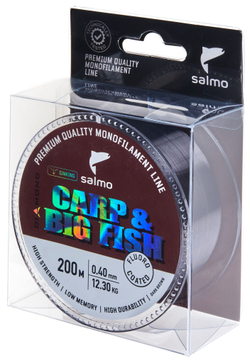 Леска монофильная Salmo Diamond CARP & BIG FISH FLUORO COATED Dark Brown 200/040