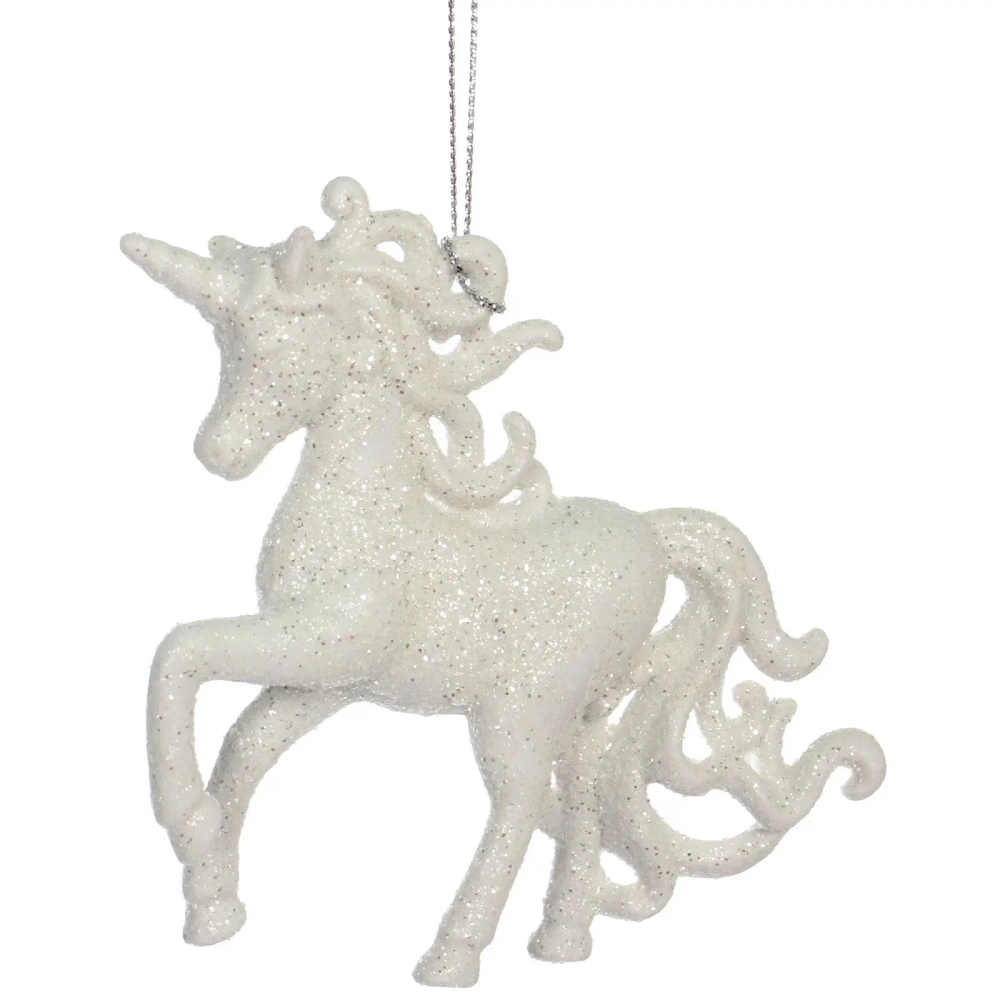 Подвеска «Сияющий единорог» 12 см, Белый
