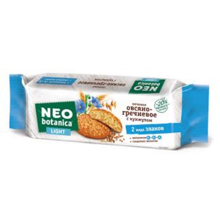 Печенье овсяно-гречневое Neo Botanica с кунжутом 280 гр
