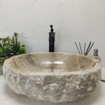 Раковина из оникса Erozy Grey EO-61551 (56*47*16)