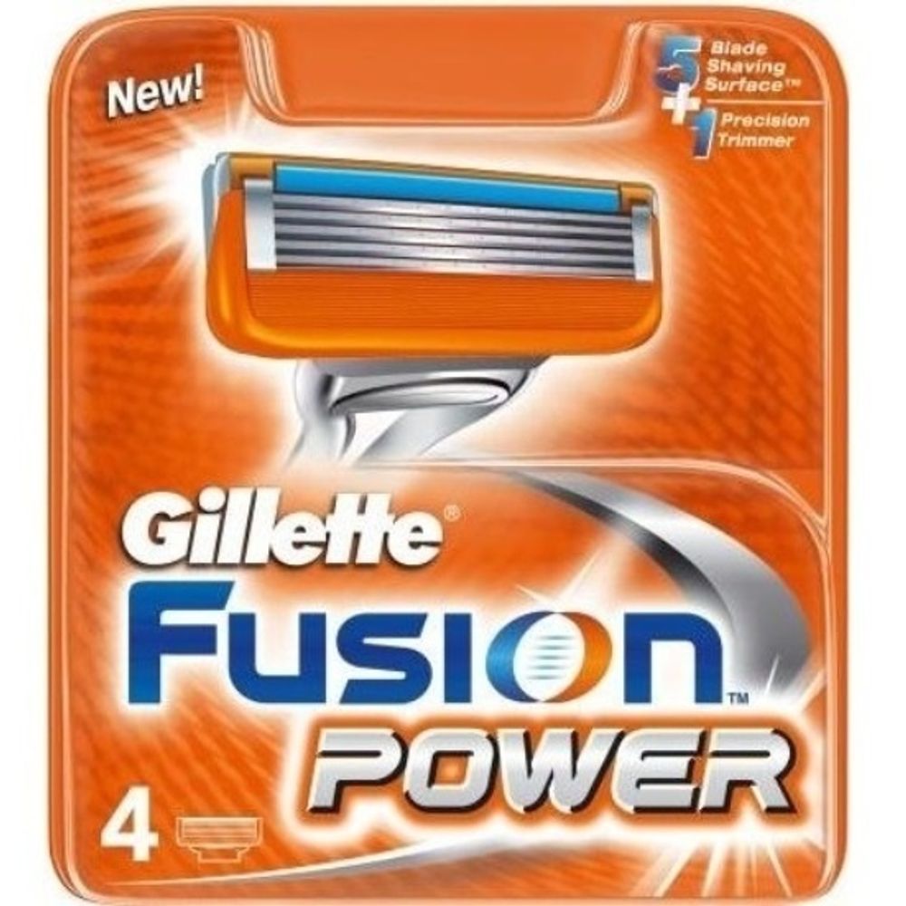 Сменные кассеты Gillette Fusion 4шт