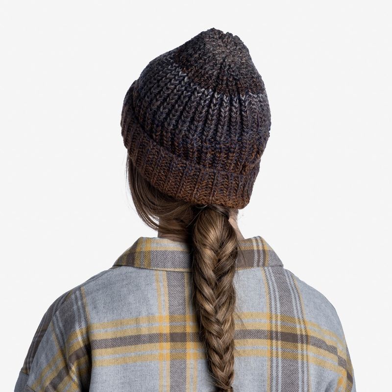 Шапка вязаная с флисом Buff Hat Knitted Polar Olya Pewter Фото 5